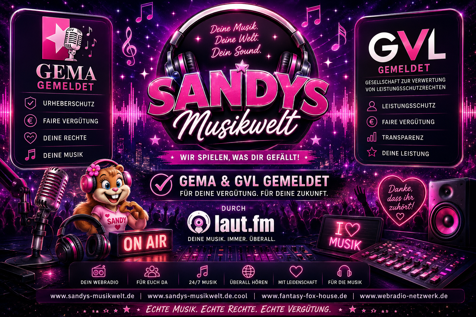ich bin anklickbar Laut.fm